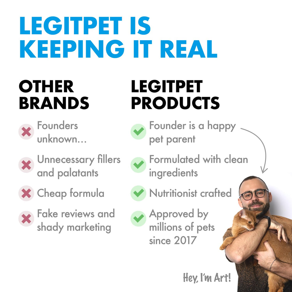 LEGITPET soft chews texture appealing to dogs during daily treat