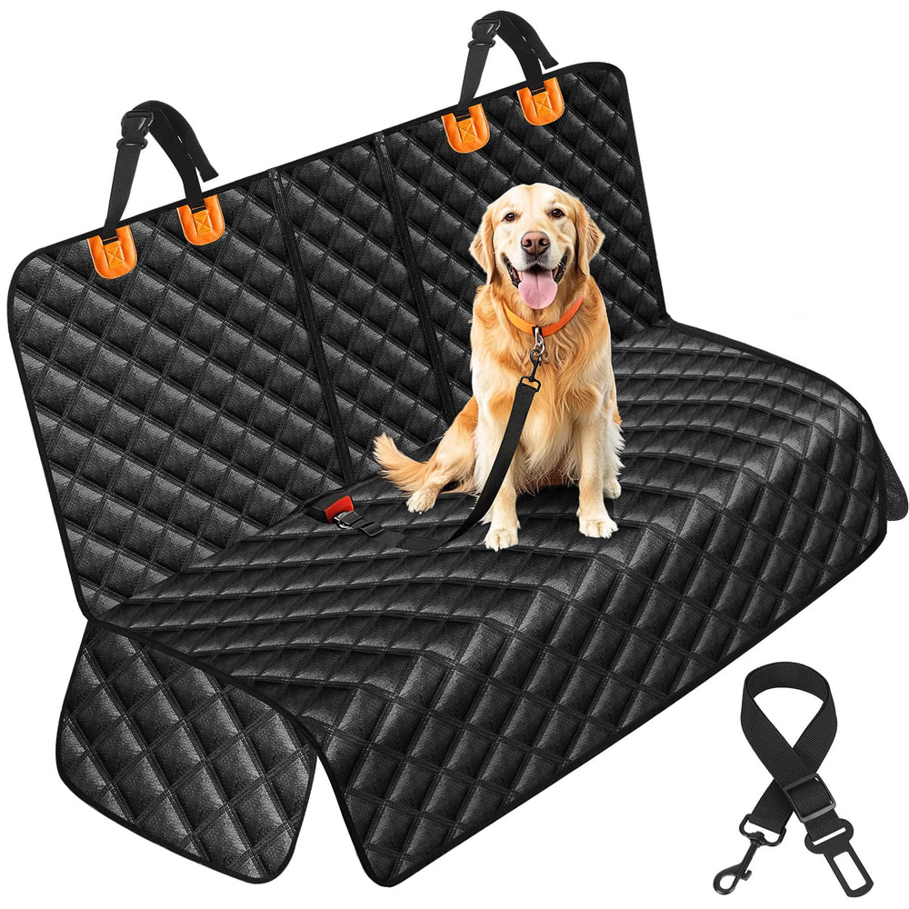 LEHNI dog car seat cover back seat waterproof protects upholstery during muddy trips