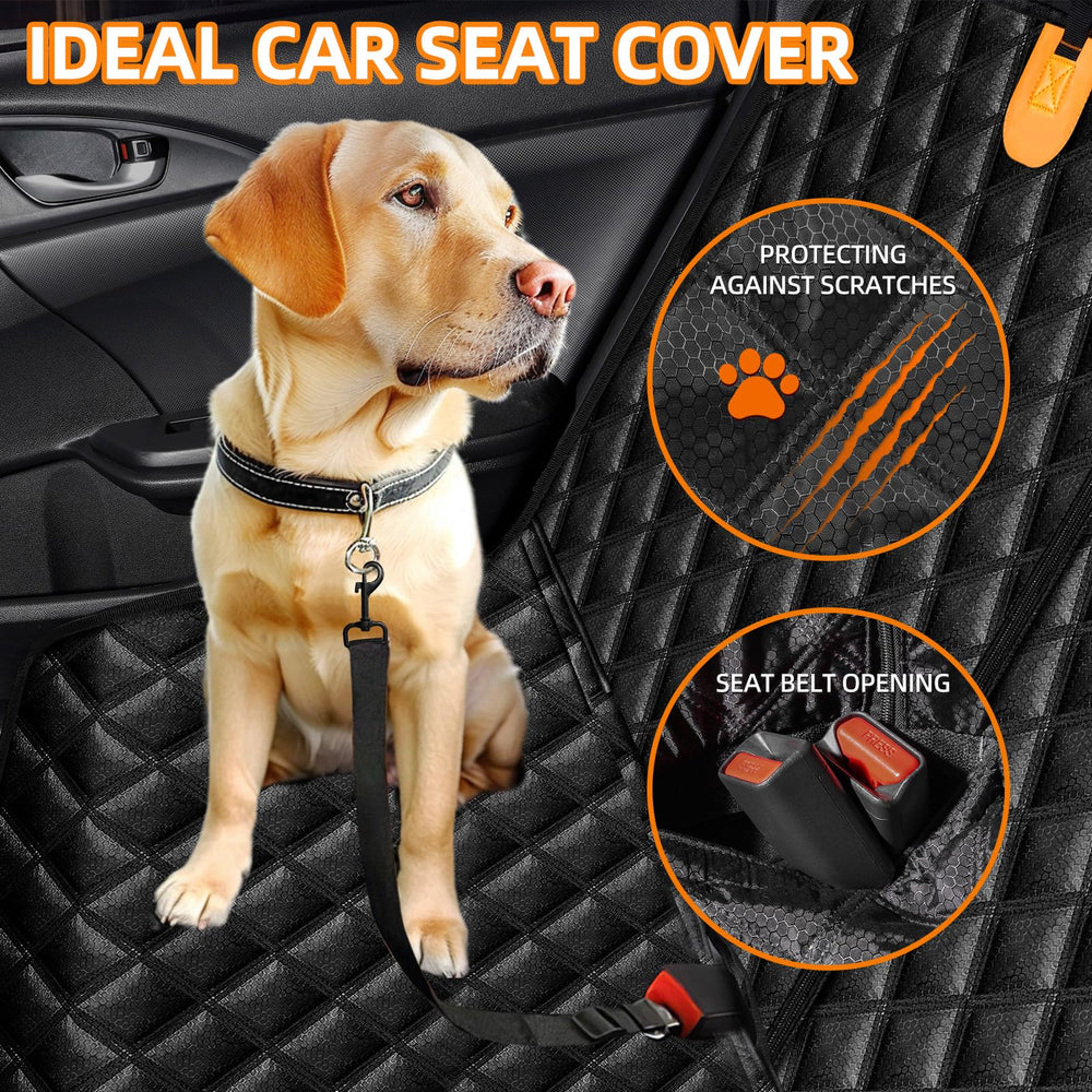 LEHNI two-layer waterproof car seat cover shields from spills and accidents