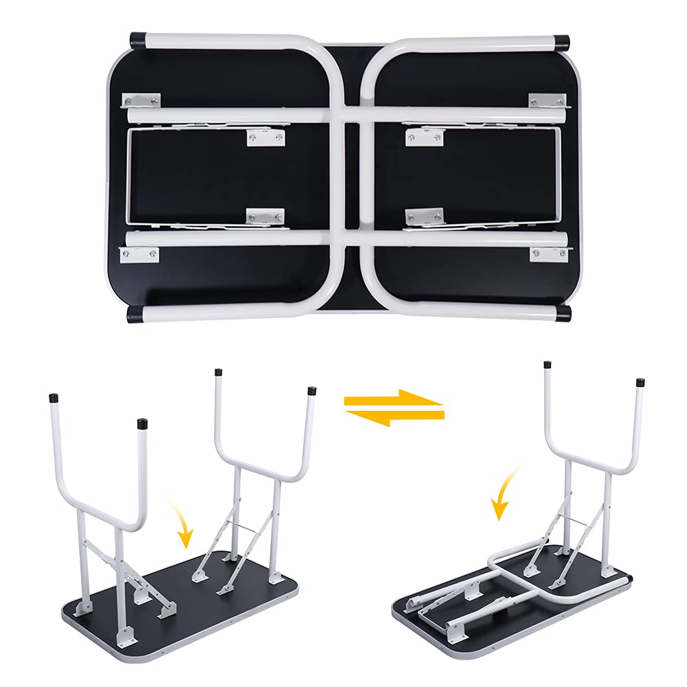 LEIBOU non-slip feet provide stable footing on smooth floors.