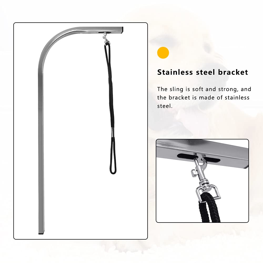 LEIBOU waterproof table surface cleans easily after dog trims.