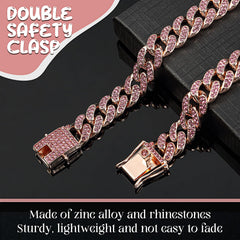 LEIFIDE cat chain necklace 24in diamonds adds chic charm on outings.
