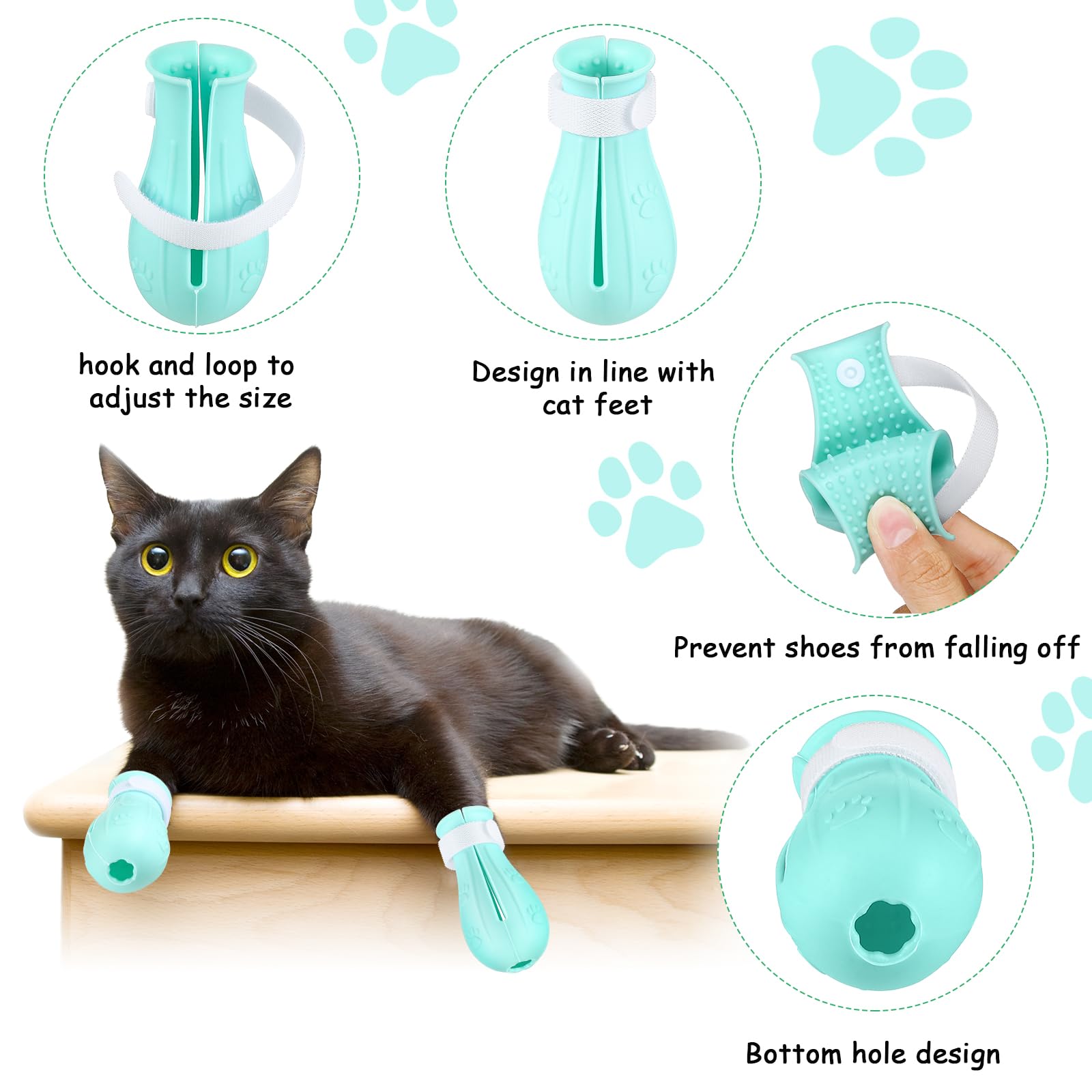 LEIFIDE adjustable muzzle fits most cats securely
