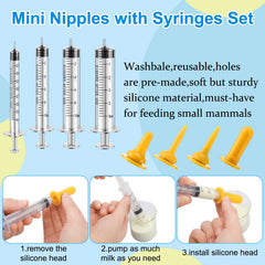 LEIFIDE puppy feeding tubes shot demonstrates flexible options for different feeding needs.