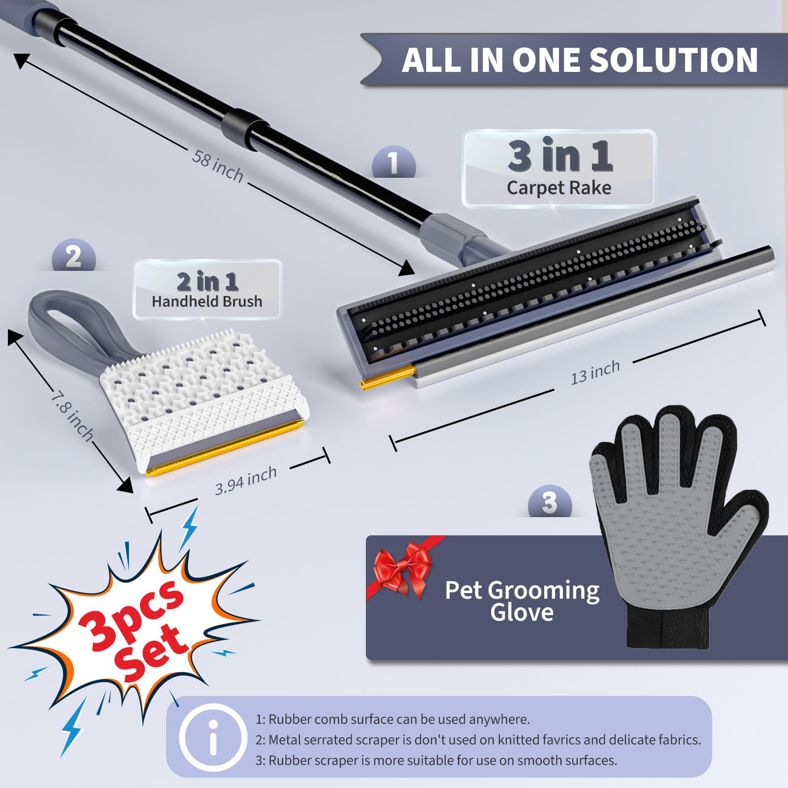 Leishiyen 3-in-1 broom head switches modes quickly for floors, carpets, and spills
