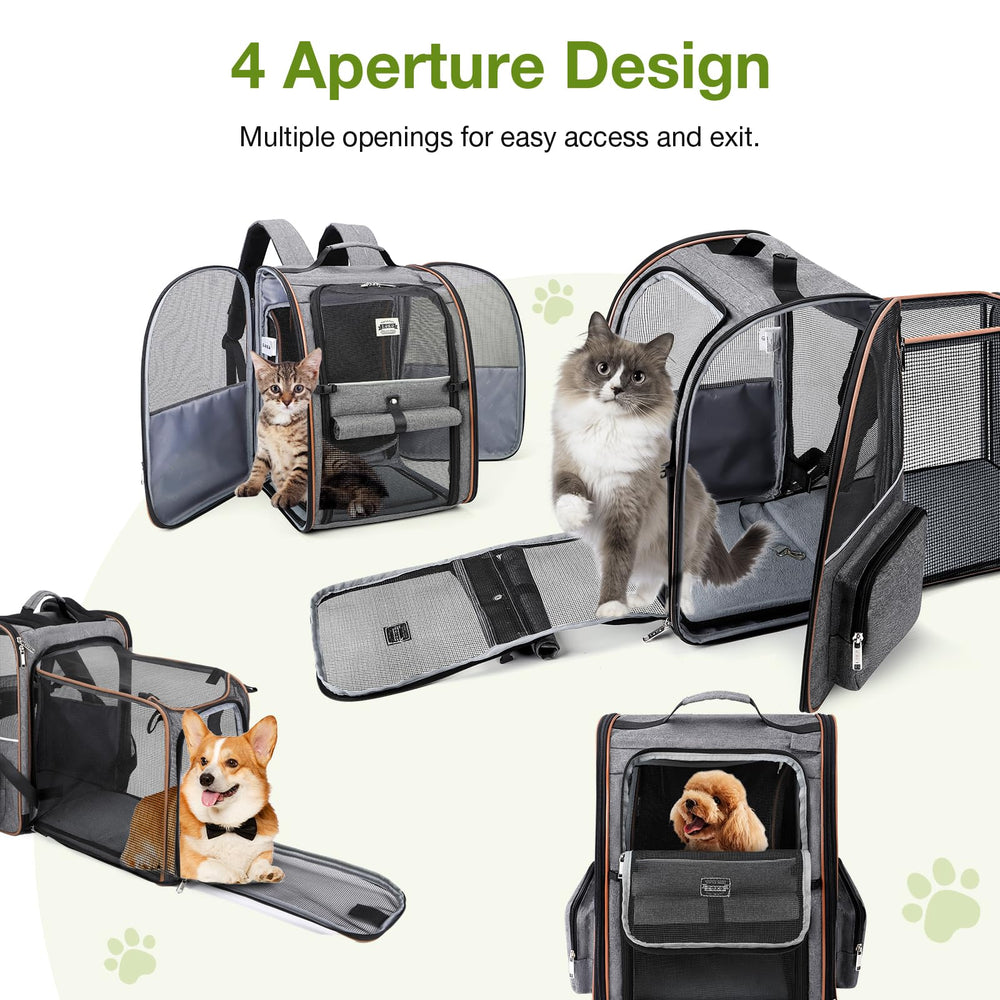 Lekebobor large cat backpack folded flat for compact storage