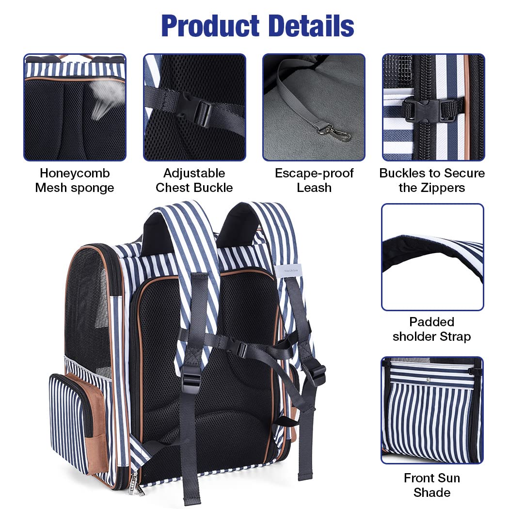 Lekebobor four-sided mesh for maximum airflow during travel.