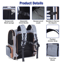 Lekebobor four-sided mesh for maximum airflow during travel.