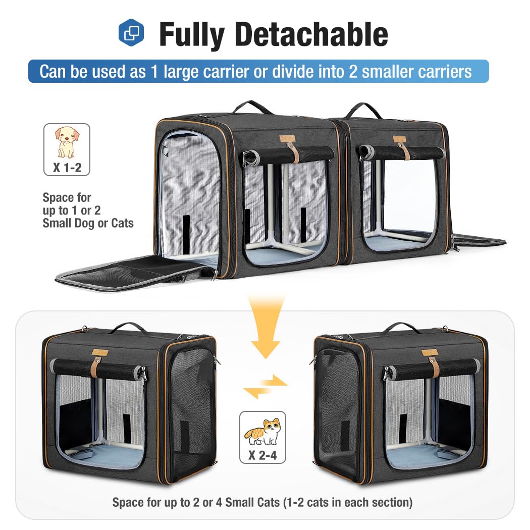 Lekereise secure zippers reduce escapes during car travel.