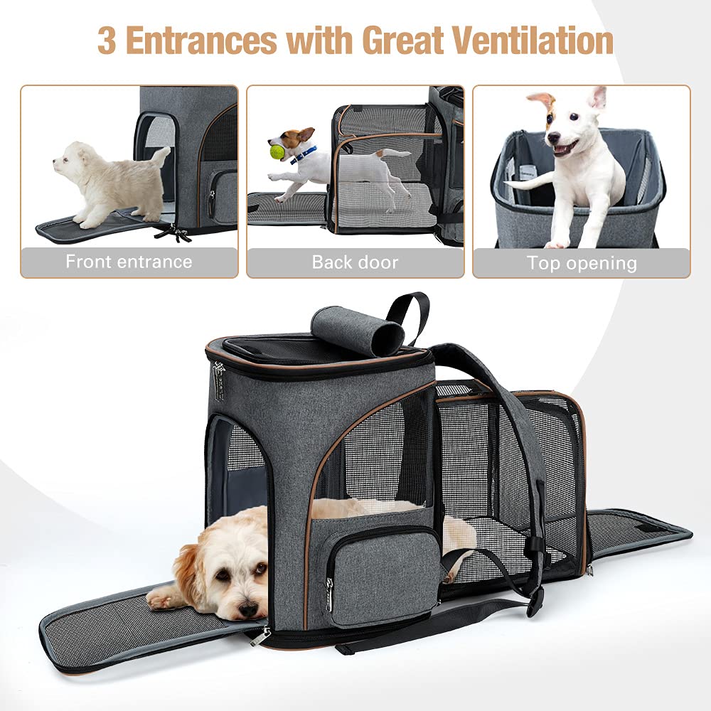 Lekereise Cat Backpack side view demonstrates portable design for hiking and everyday errands.