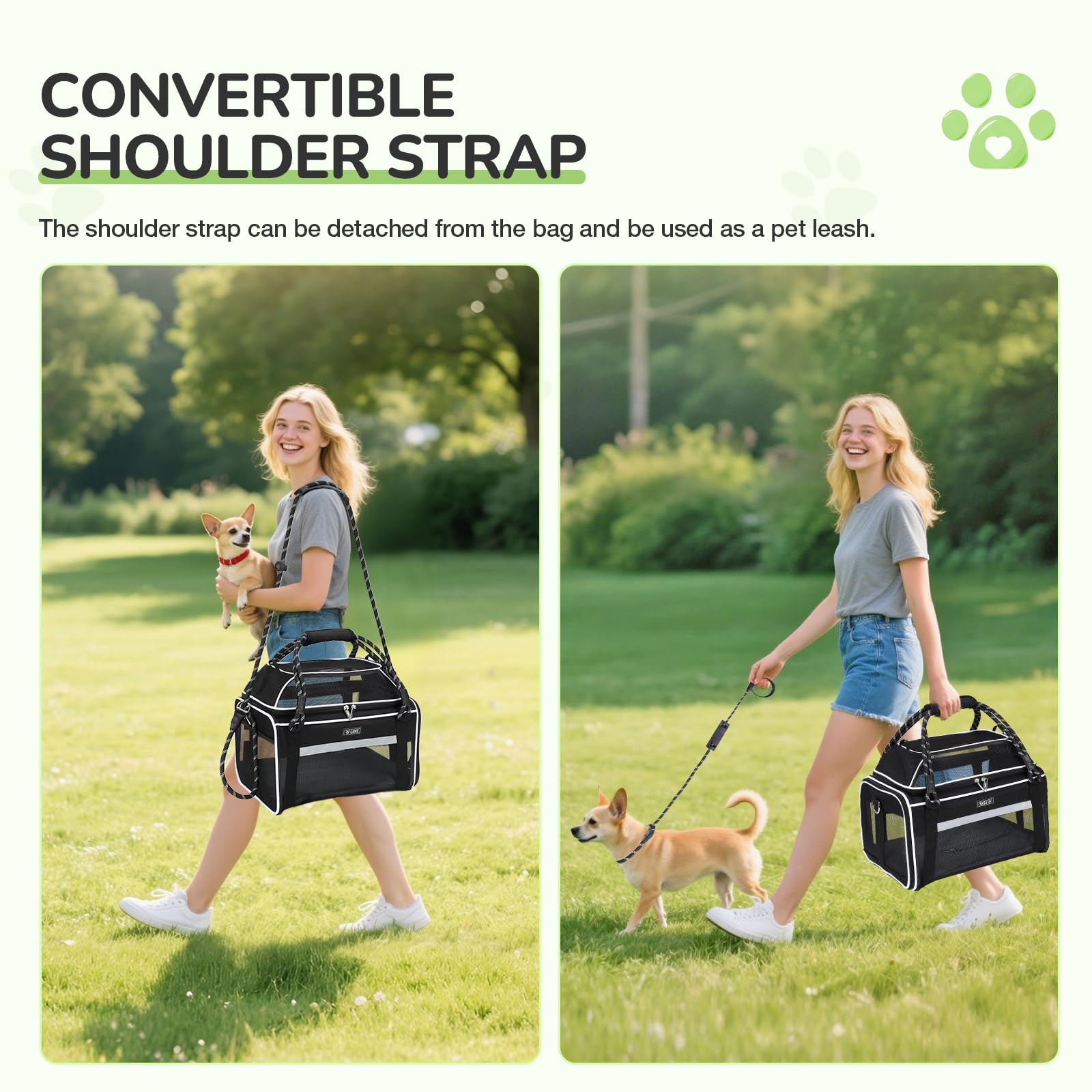 Lekereise sturdy fabric and frame resist sag and keep the carrier secure during travel.