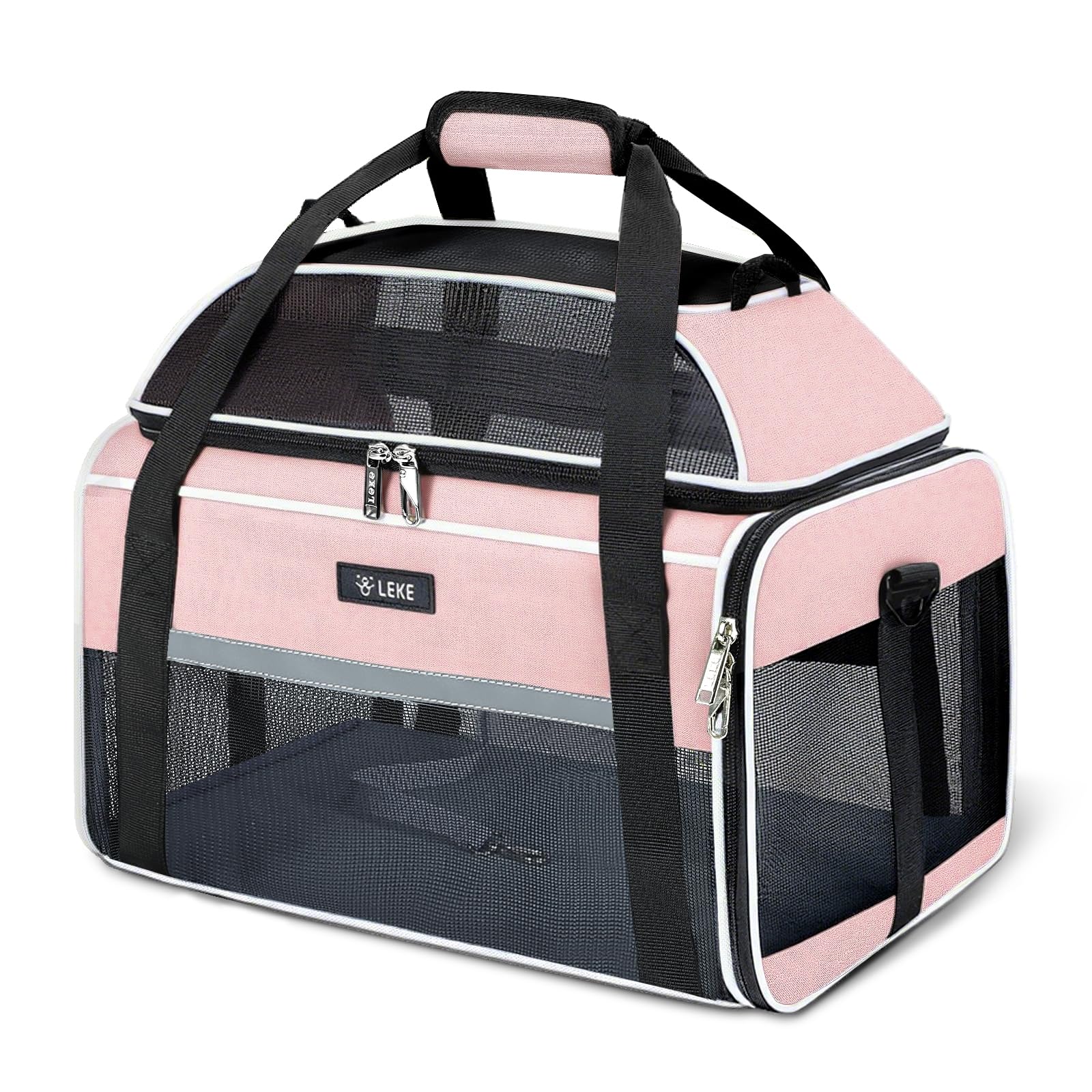 Lekereise top-expandable pet carrier underseat Alaska TSA-ready helps you travel light with small pets.