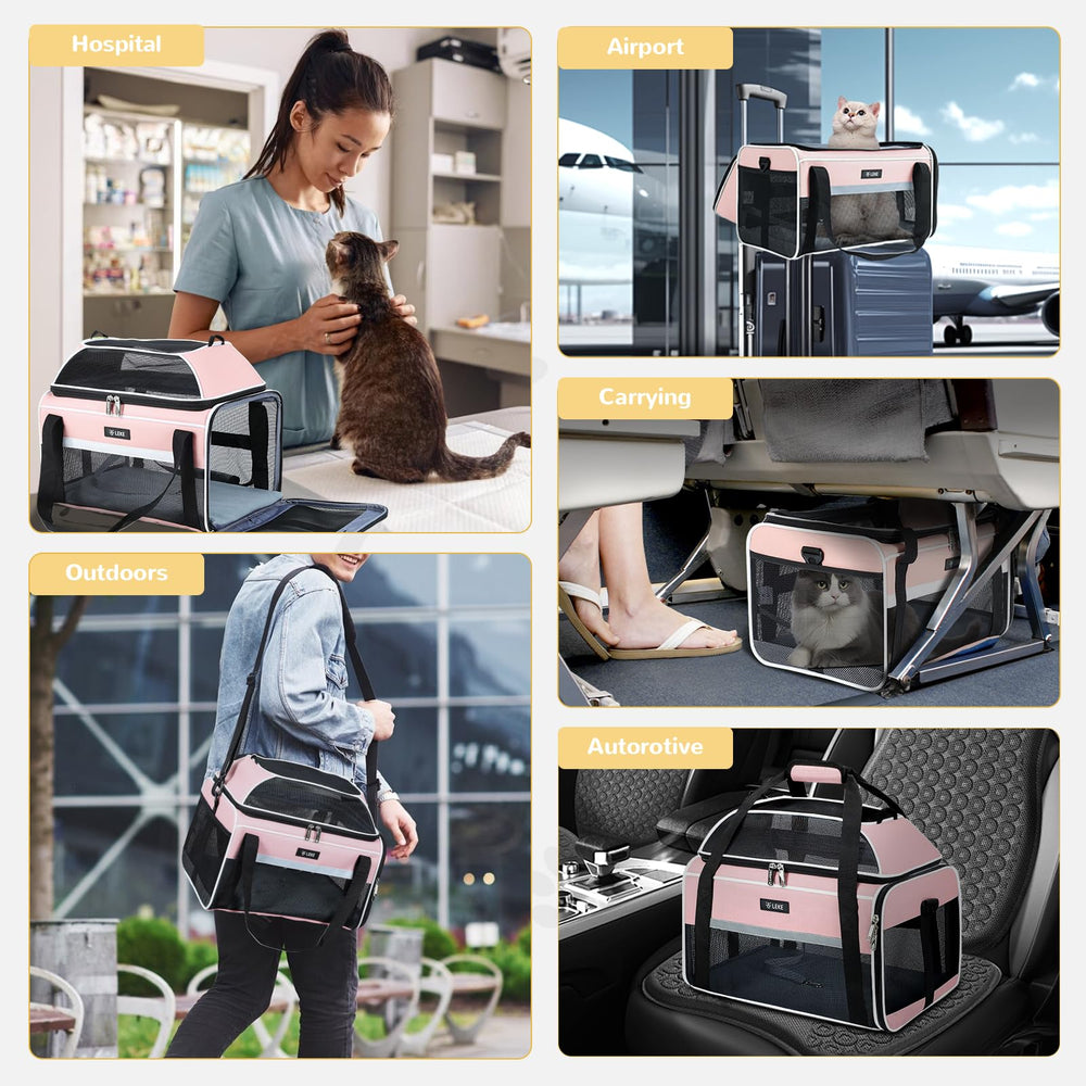 Lekereise compact under-seat design fits cabin space for easy travel.