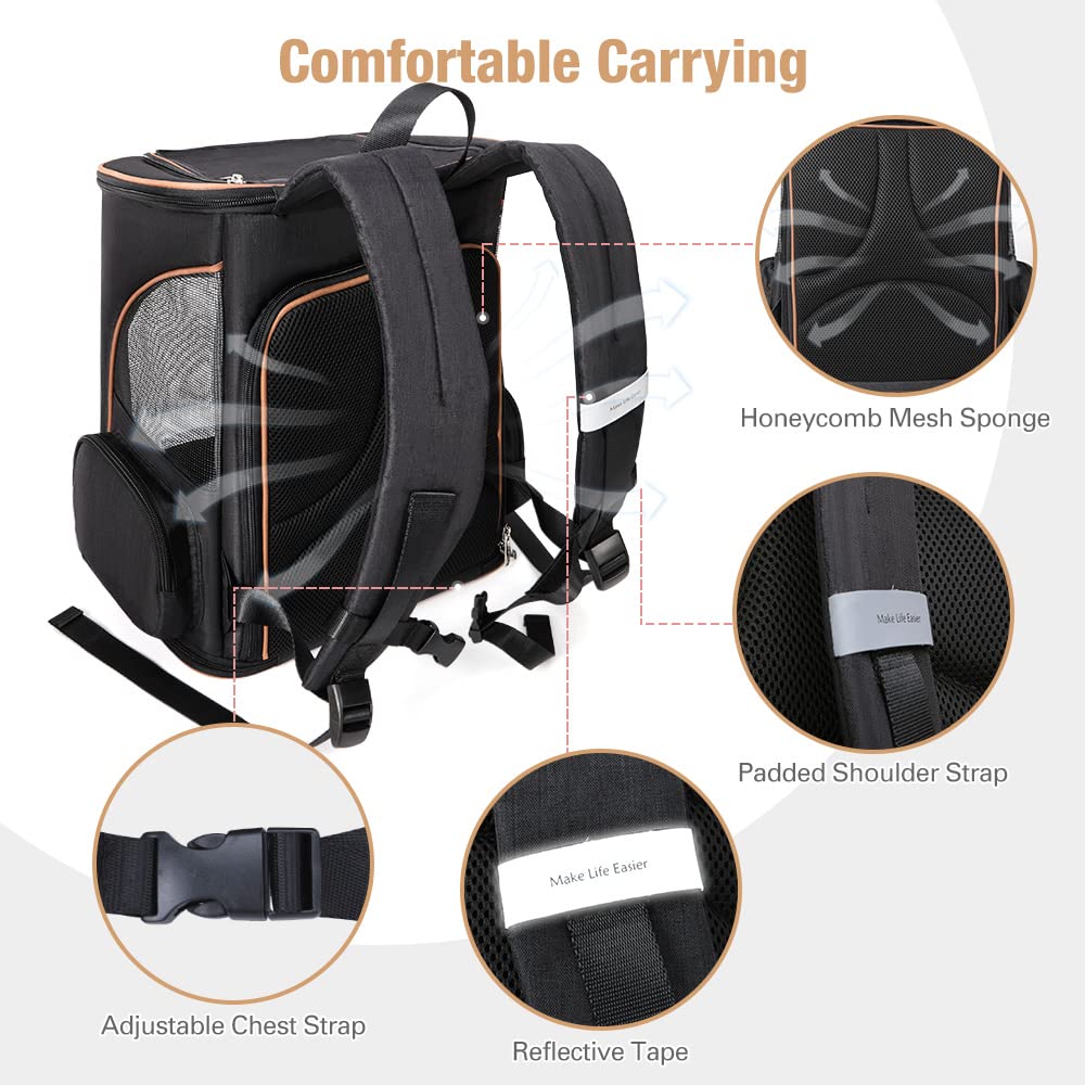 Lekereise travel friendly back panel makes carrying easy on hikes and trips.