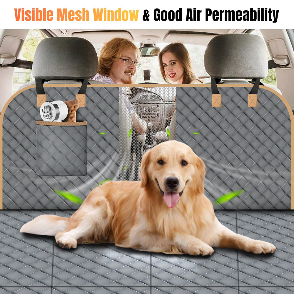 Lekespring back-seat extender hammock offers foldable roomy space for pets