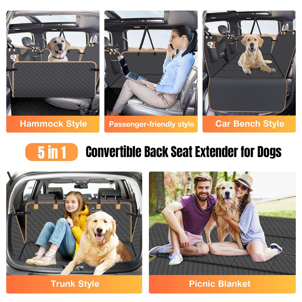 Lekespring dog car seat cover easy installation saves prep time.