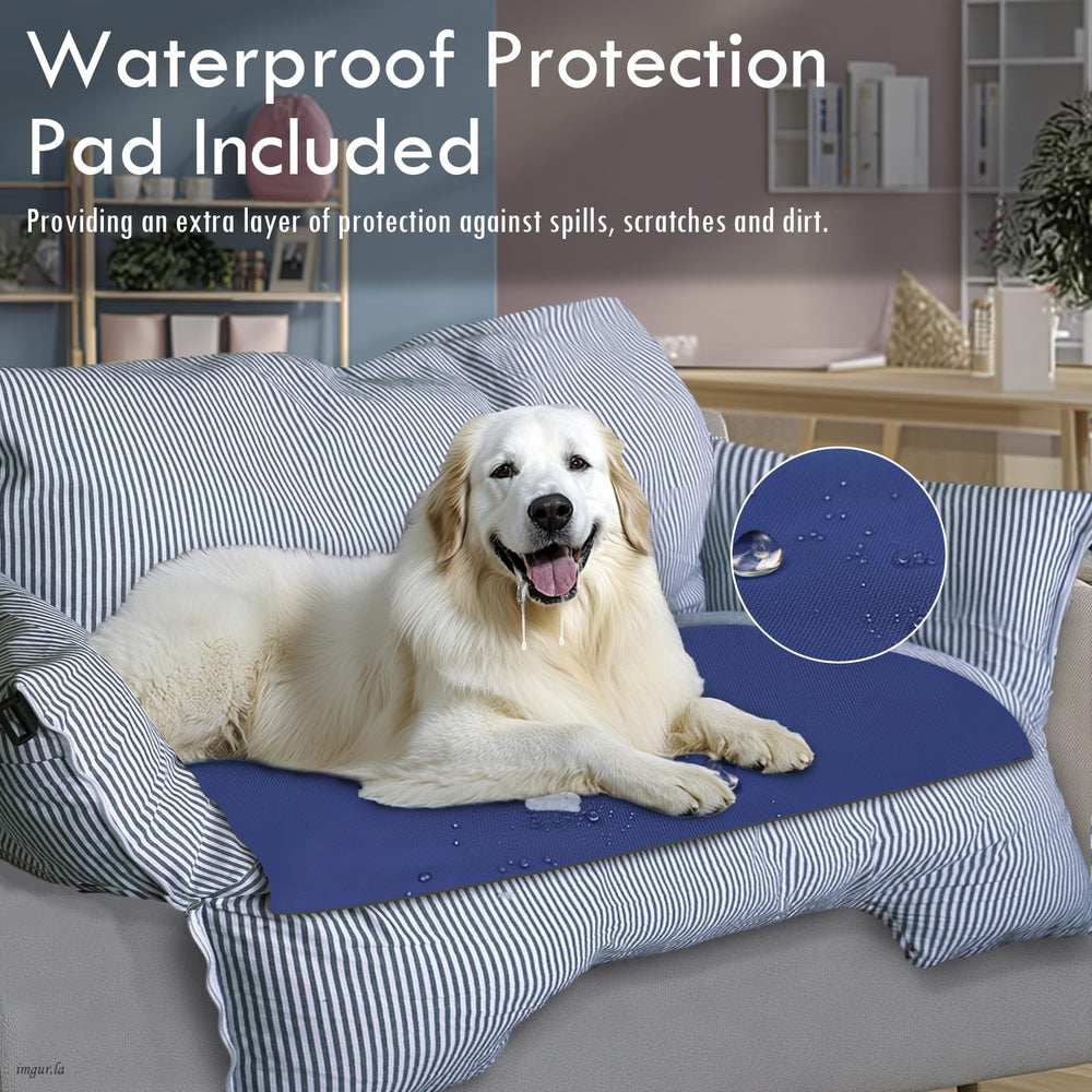 LELEFIDO dog car seat large dog machine-washable shell simplifies maintenance.
