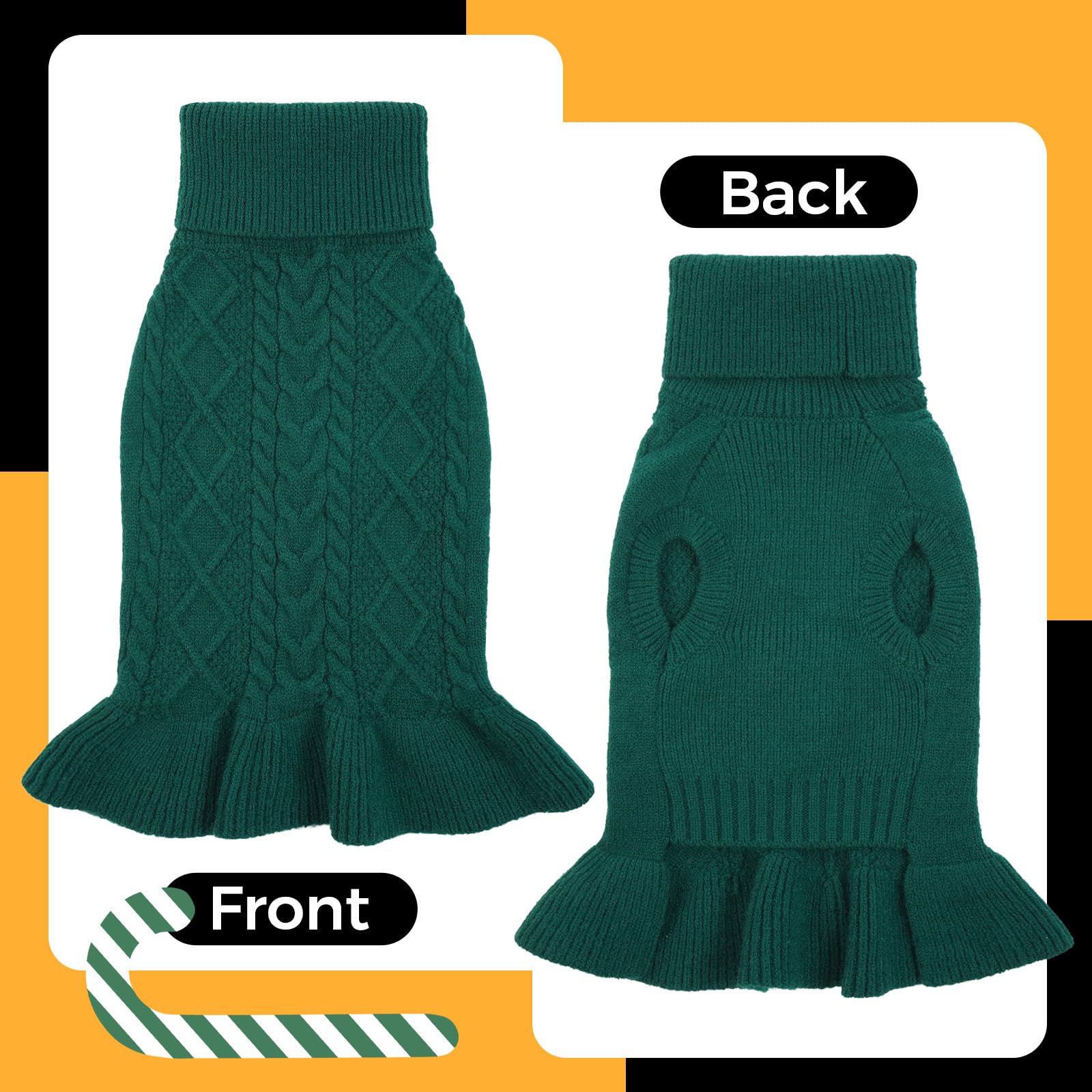 Lelepet cable-knit detail highlights cozy warmth and texture