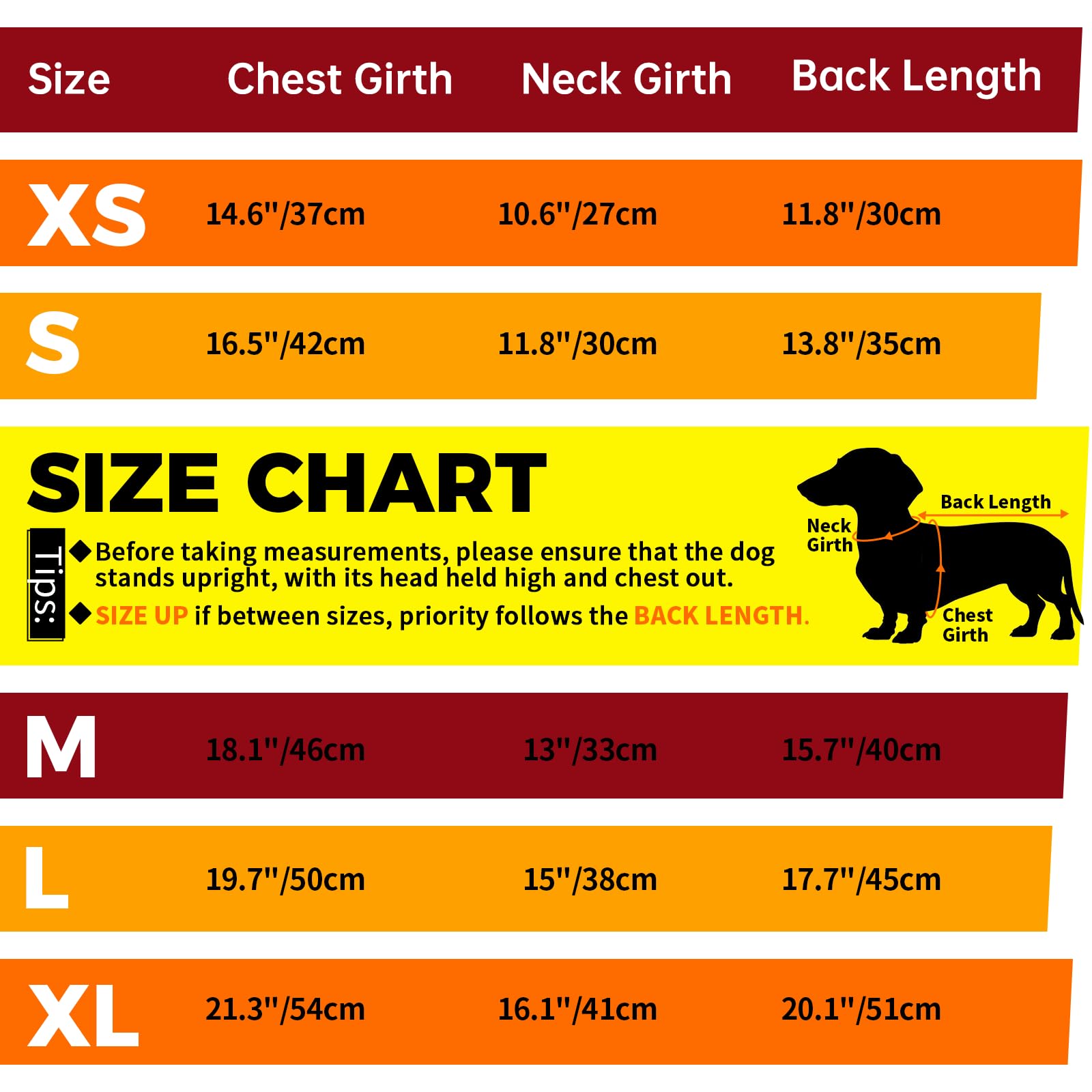 LeLePet dachshund coat adjustable neck draws warmth