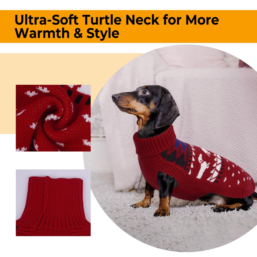 LeLePet dachshund sweater fabric closeup highlights soft breathable blend
