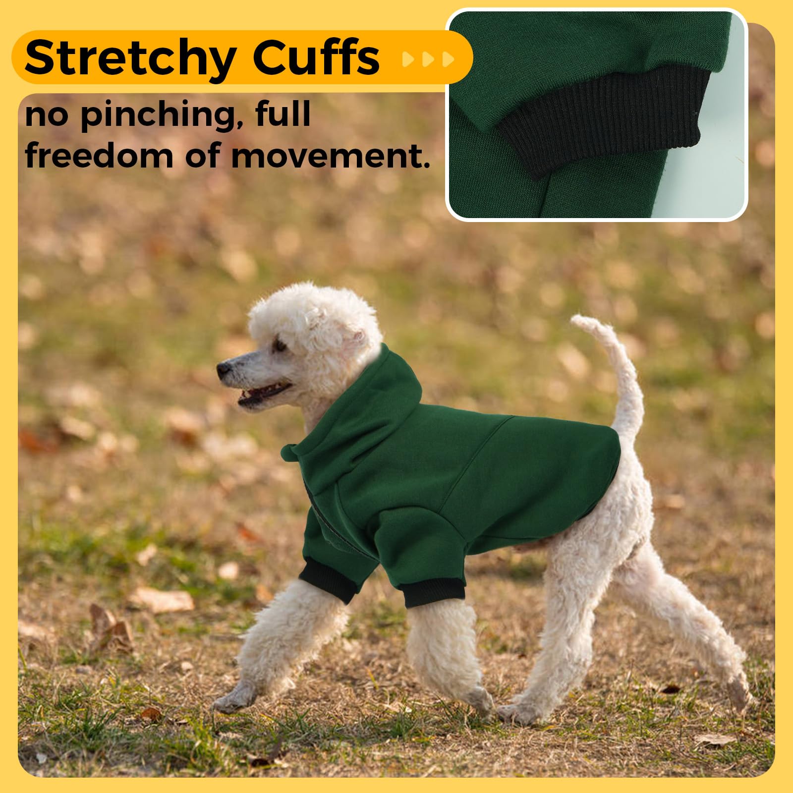 LeLePet cuff detail reveals secure, flexible leg cuffs during play.