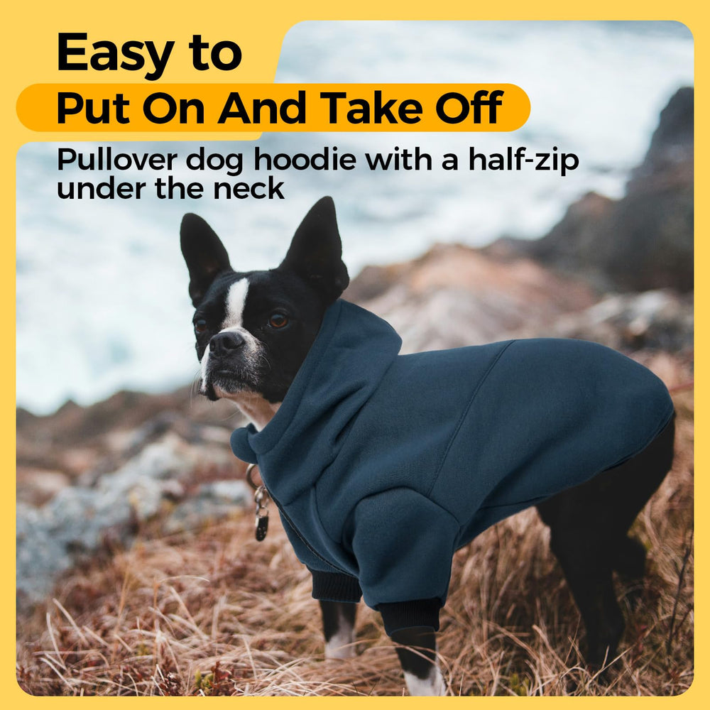 LeLePet dog hoodie size range seven sizes fits many breeds.