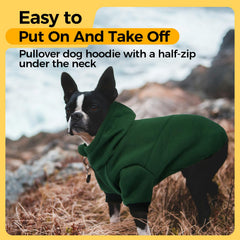 LeLePet zipper detail highlights quick on-off access for wiggle-prone dogs.