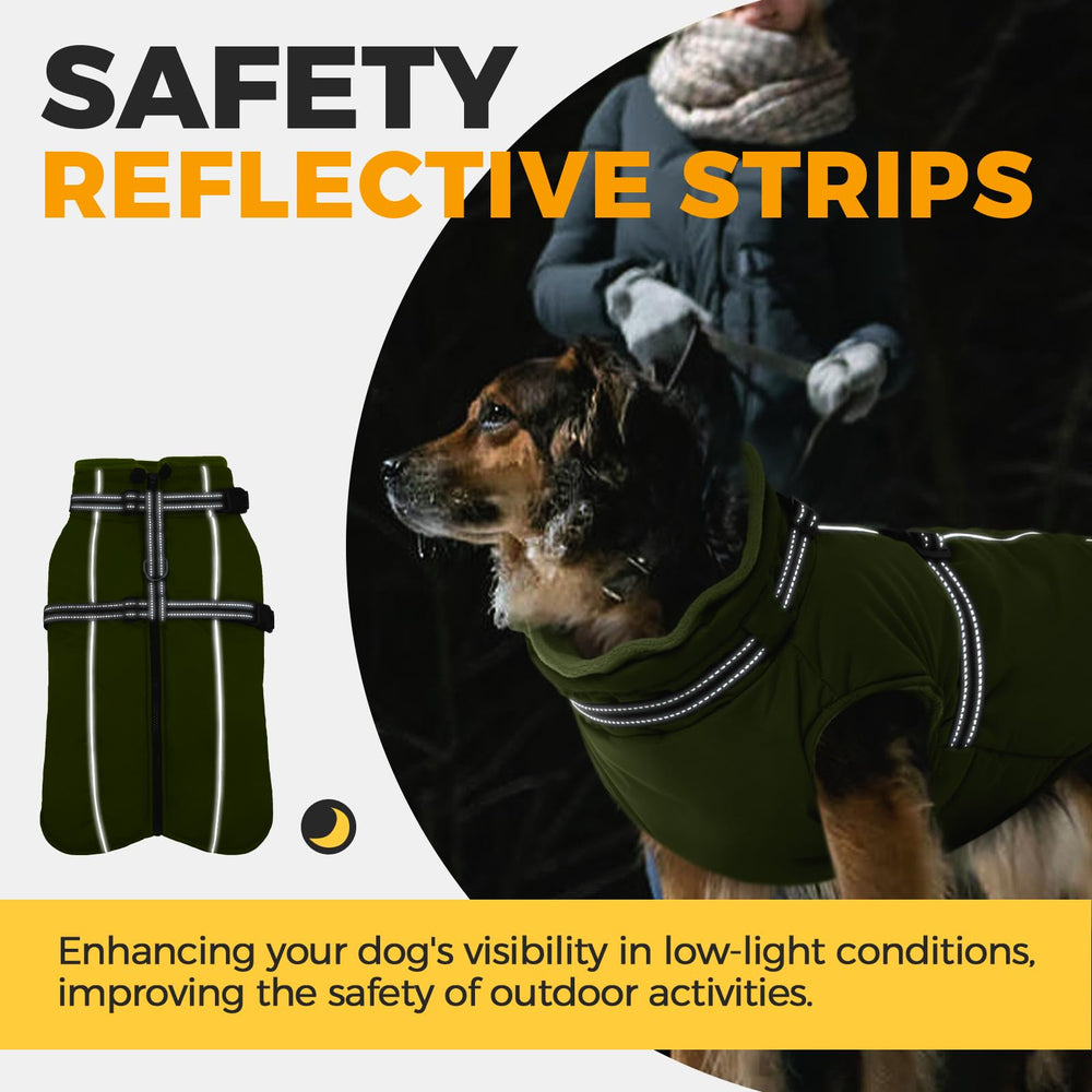 LeLePet easy-on-off back zipper for quick outfitting.