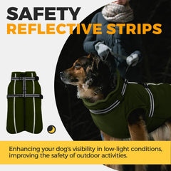 LeLePet easy-on-off back zipper for quick outfitting.
