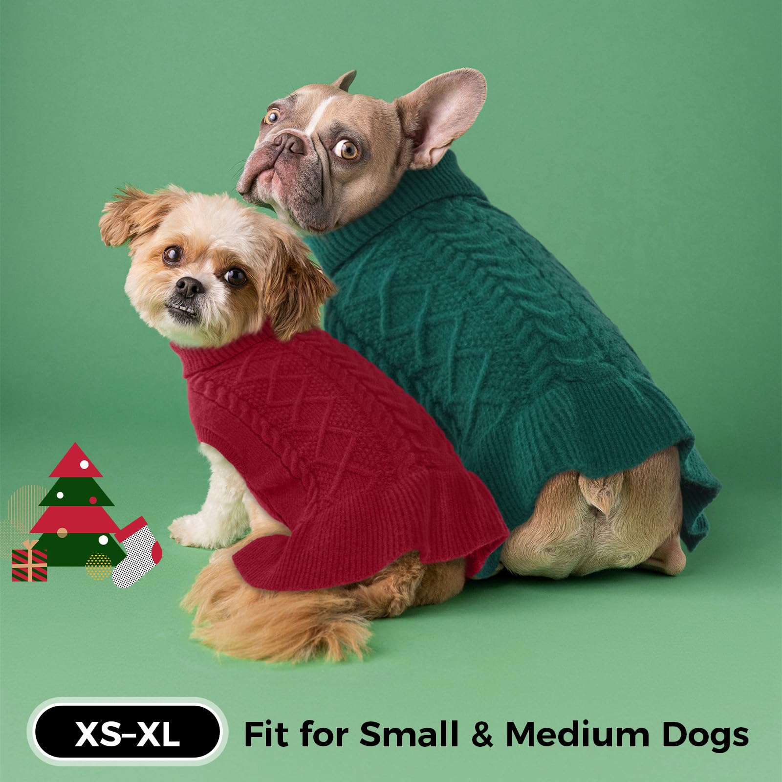 Lelepet holiday dress photoshoot-ready cozy warmth for outings