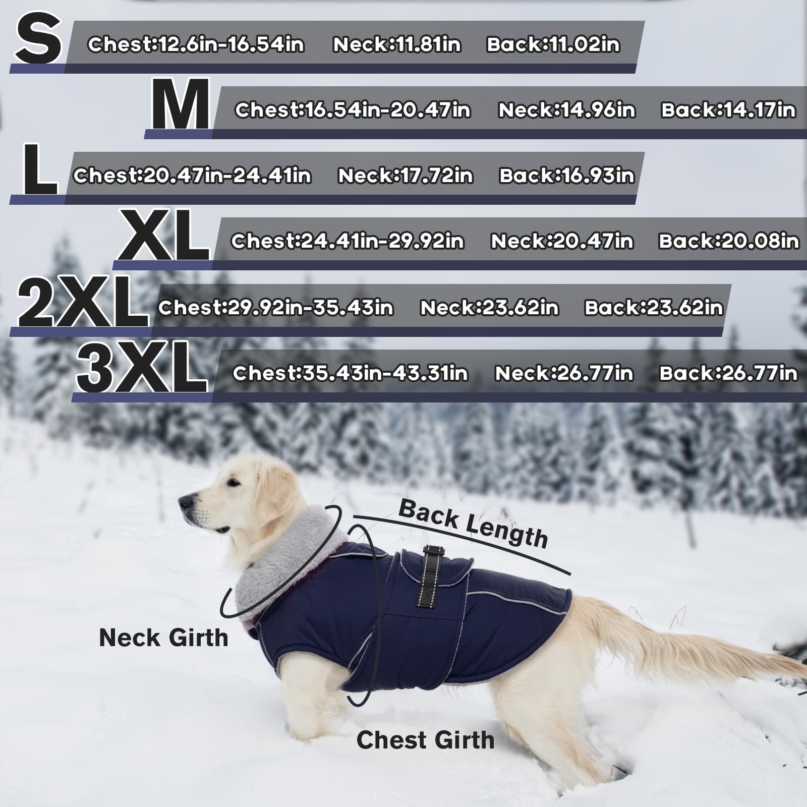 LeLePet padded dog coat close-up interior fleece lining emphasizes warmth and comfort