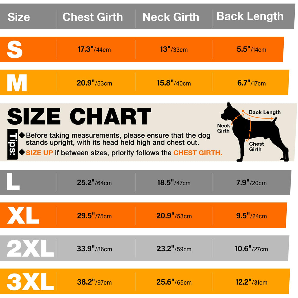 LeLePet back zipper design eases dressing and undressing for dogs.