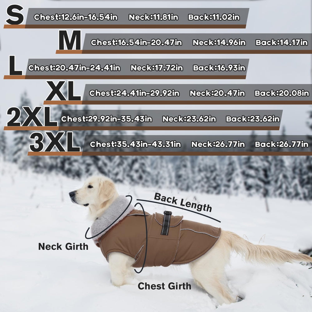 LeLePet warm dog coat reflective strip emphasizes nighttime safety and visibility