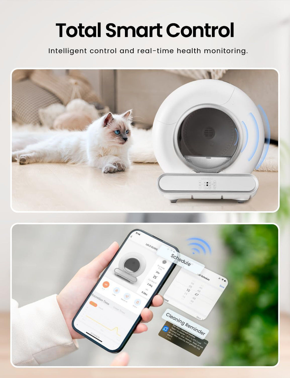 LELO ELVES lower-entry design enabling easy access for short-legged cats