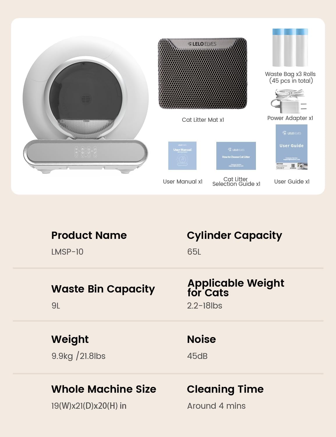LELO ELVES what's-in-the-box image clarifying included accessories and setup essentials