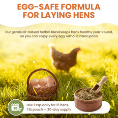 Lemant 1lb bag chicken dewormer ready for daily use