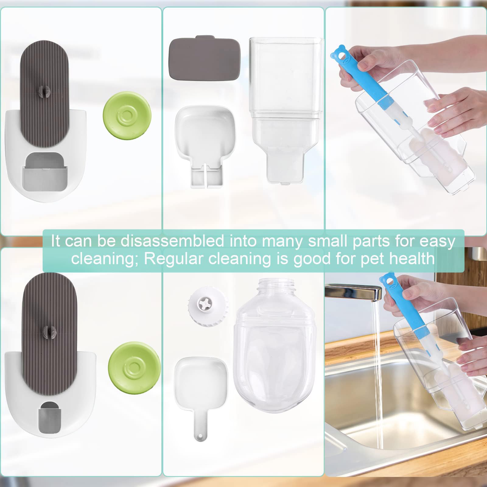 Lemtrflo 2-pack setup offers convenient, mess-free feeding for busy pet owners.