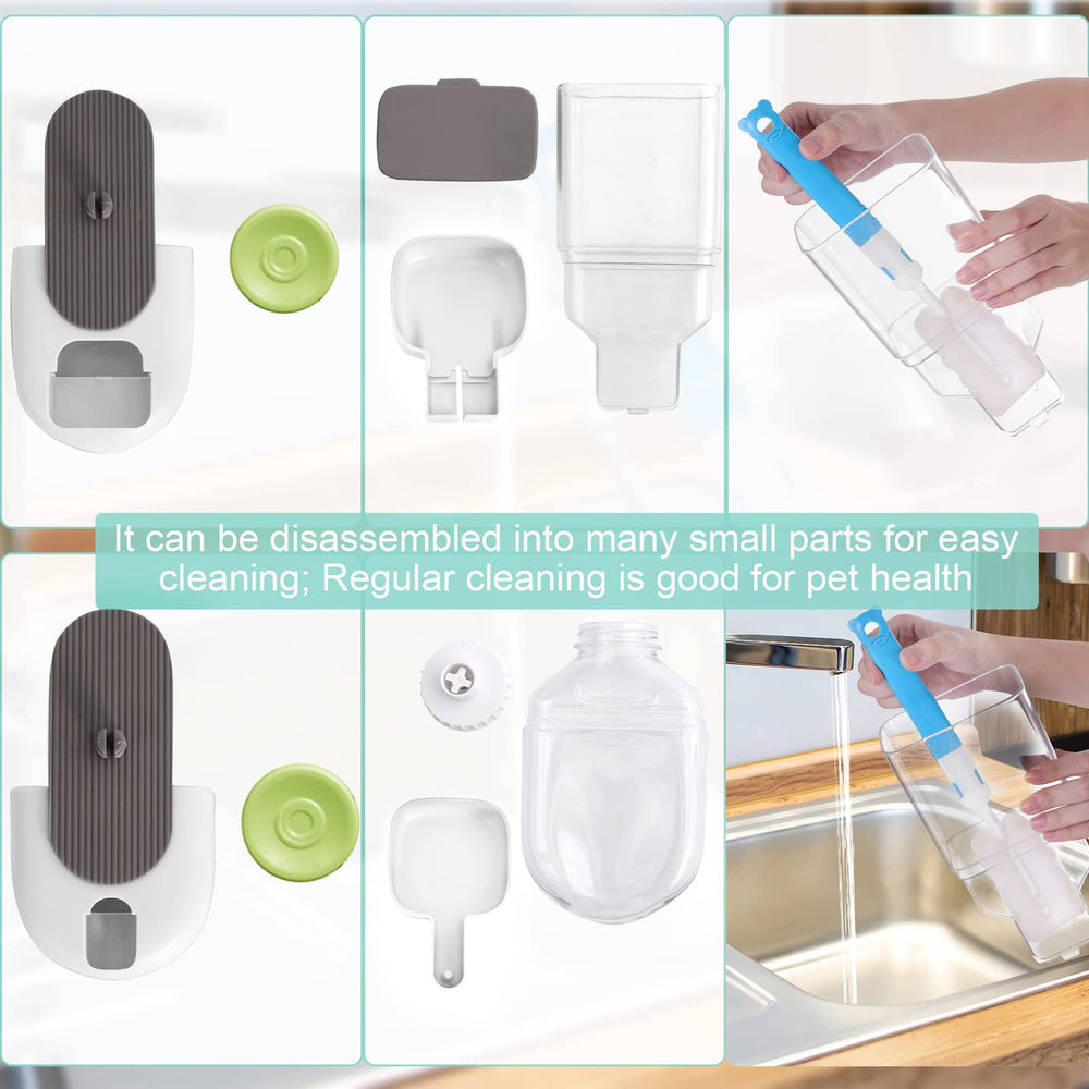 Lemtrflo 2-pack setup offers convenient, mess-free feeding for busy pet owners.
