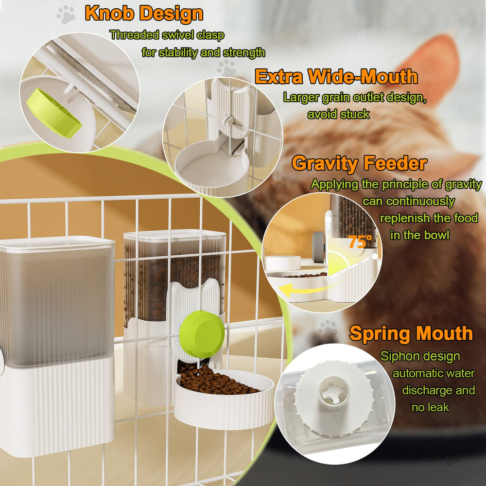 Lemtrflo ferret cage accessory keeps meals accessible without electricity
