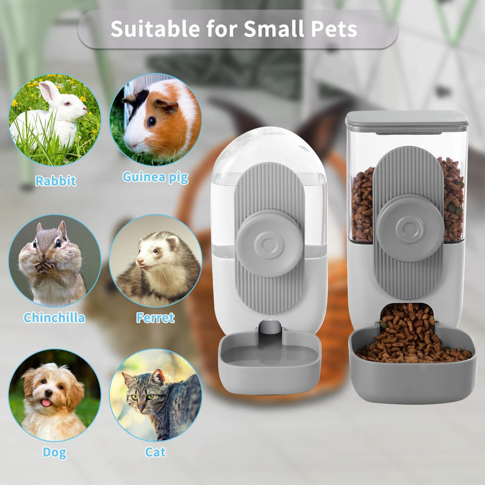 Lemtrflo knob-design hanging cage feeder maximizes space and accessibility.