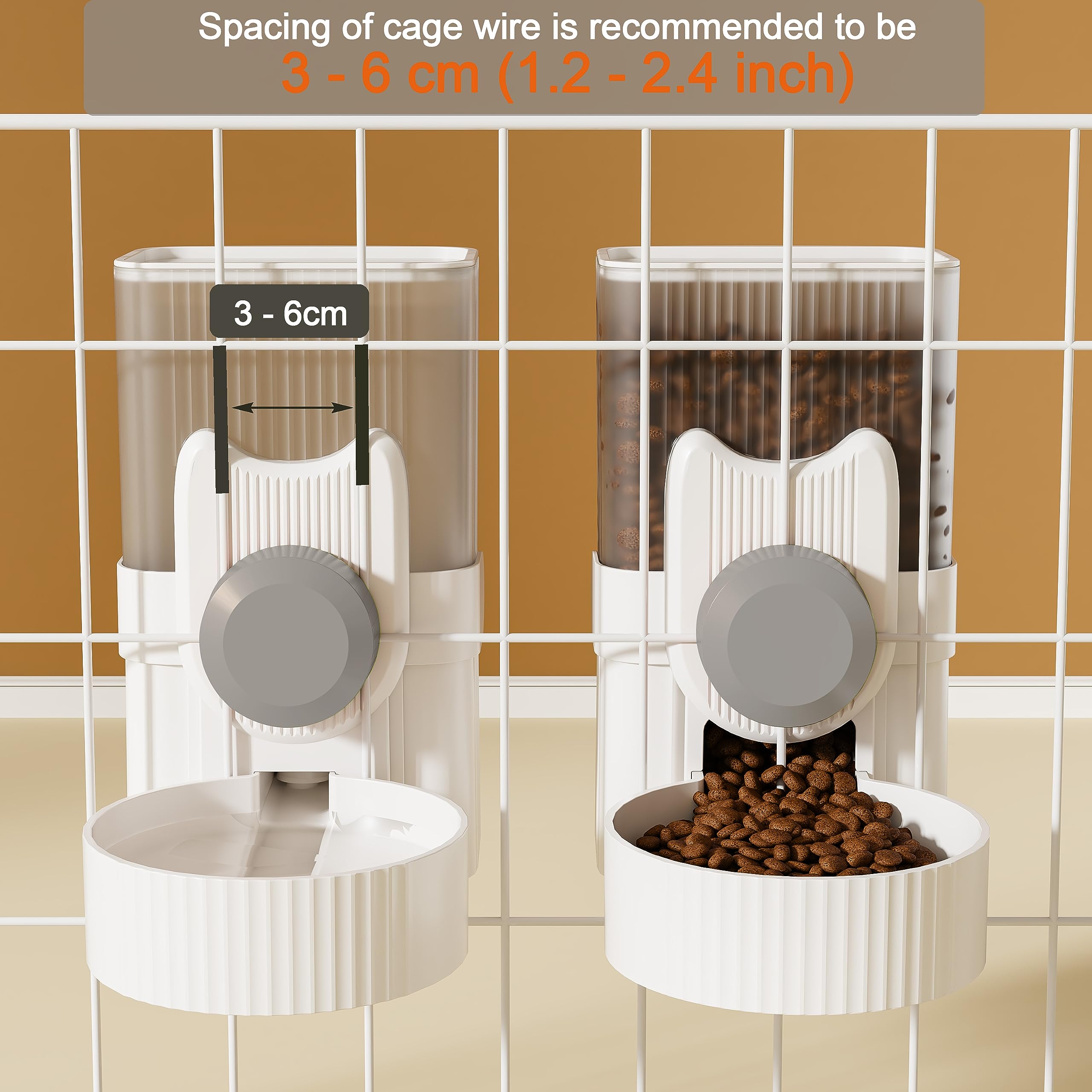 Lemtrflo knob-hanging design demonstrates space-saving, easy placement in cages