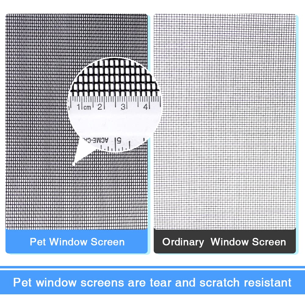 Lengtimo Pet Proof Window Screen Roll is easy to install for DIY replacement.
