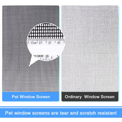 Lengtimo Pet Proof Window Screen Roll is easy to install for DIY replacement.