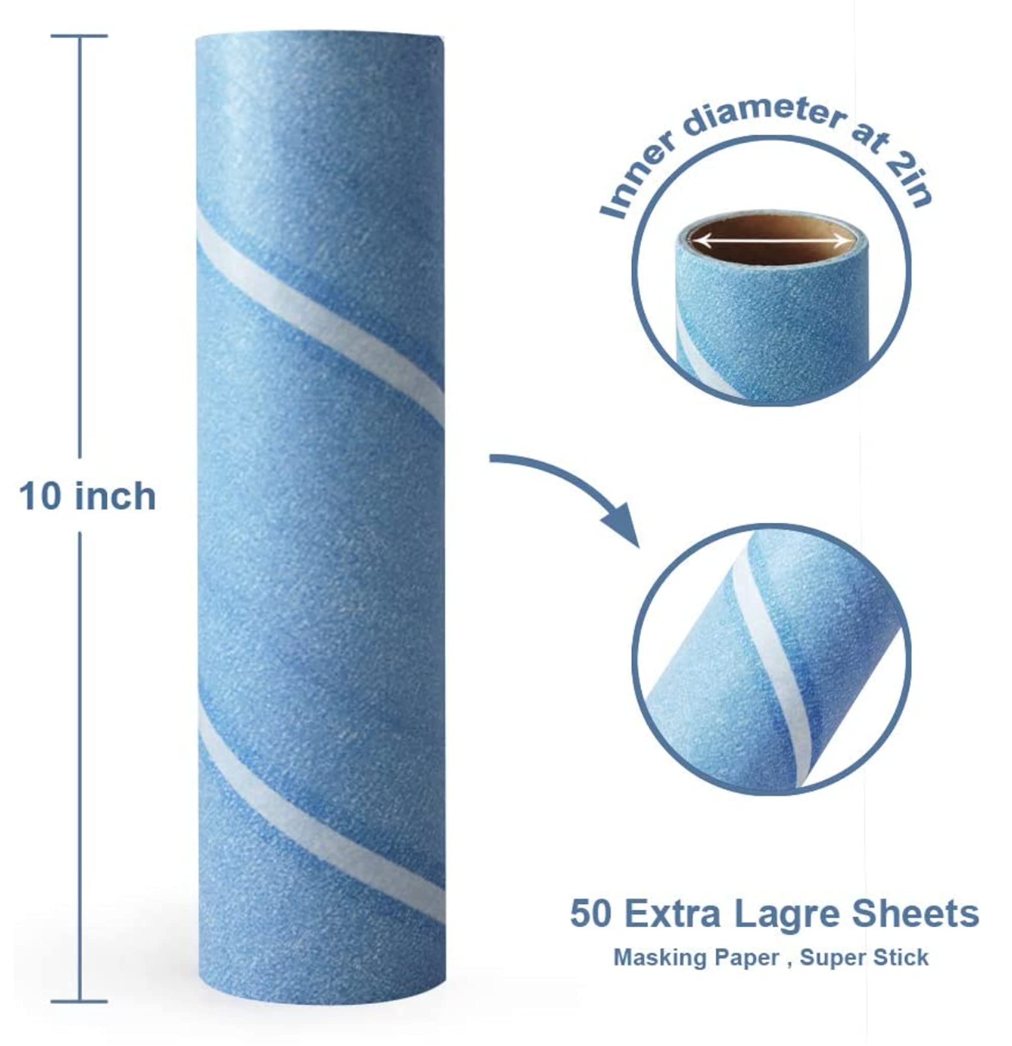 Leo lint roller wide 10-inch coverage speeds up large-surface cleaning