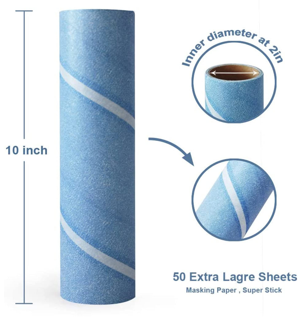 Leo lint roller wide 10-inch coverage speeds up large-surface cleaning
