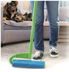 Leo sticky adhesive powers tackle pet hair on fabrics and upholstery