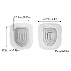 Leopacat universal-fit toilet trainer demonstrates compatibility with various toilets for easy setup