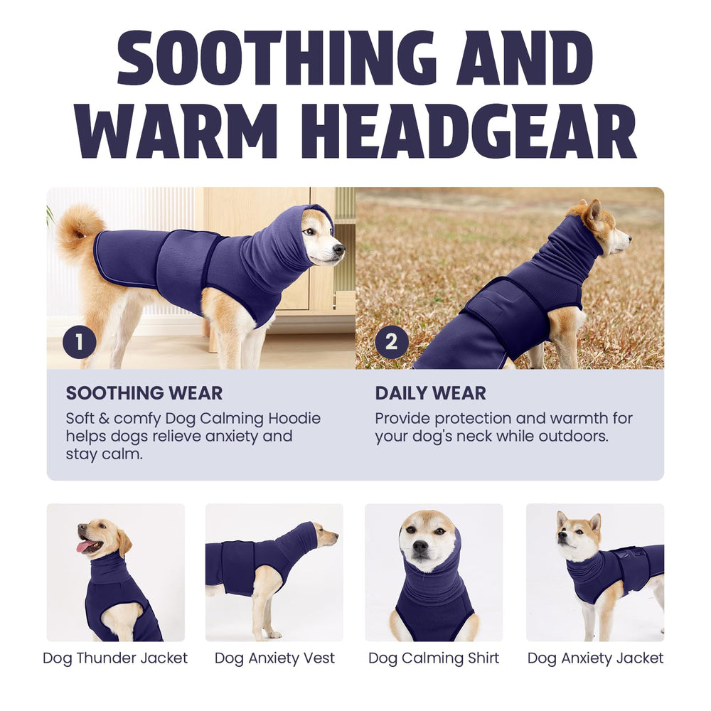 Leotrag dog anxiety vest travel setup during car ride