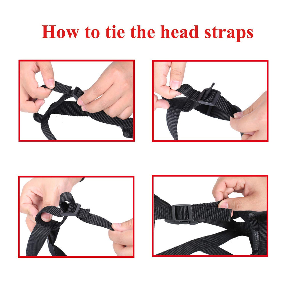 Lepark adjustable headband feature ensures secure, comfortable fit for breeds.