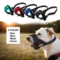 Bozal Lepark de nylon para perro mediano, ajuste seguro para paseos.